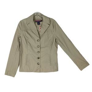 NWOT VINEYARD VINES Blazer 
6 Beige 5 Anchor Metal Buttons Unlined Cotton